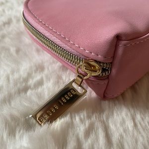Bobbi brown pink cosmetics zipper makeup pouch